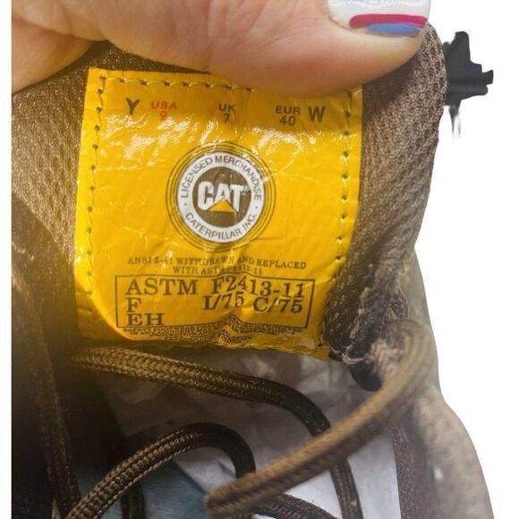 Caterpillar Women's Argon Work Shoe ASTM rated Compsite Toe Size 9 - Picture 9 of 10